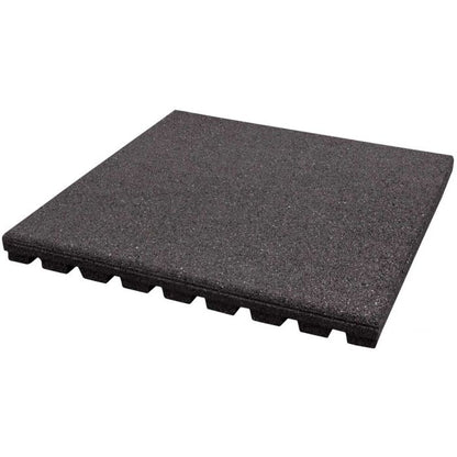 B-WARE Granuflex Rubber Flooring - Home Gym Tile 50cm X 50cm x 43mm
