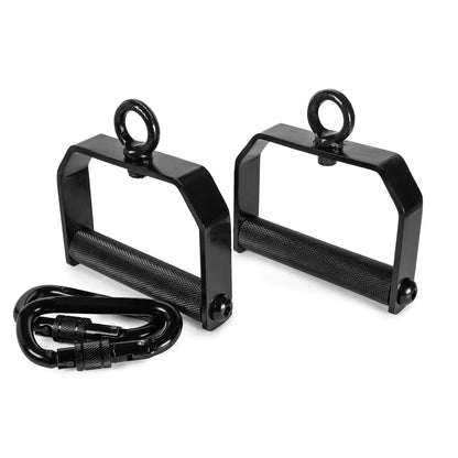 360° Rotating Handles - Knurled /w Heavy-Duty Carabiner